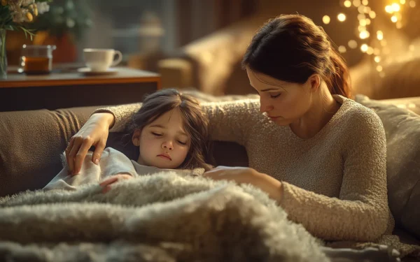 Je serai absente aujourd’hui ma fille est malade !