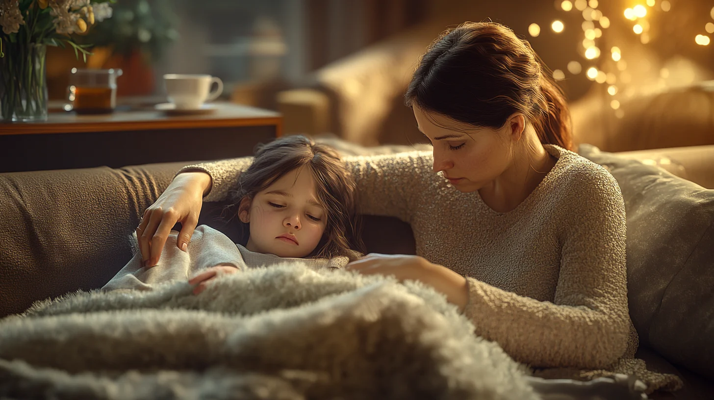 Je serai absente aujourd’hui ma fille est malade !